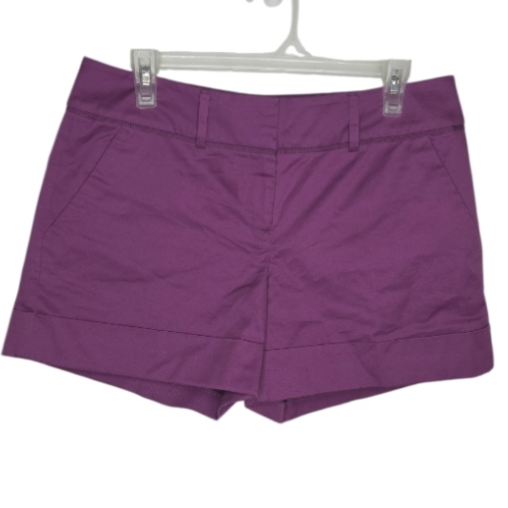 New York & Co./7th Avenue Women's Purple Shorts